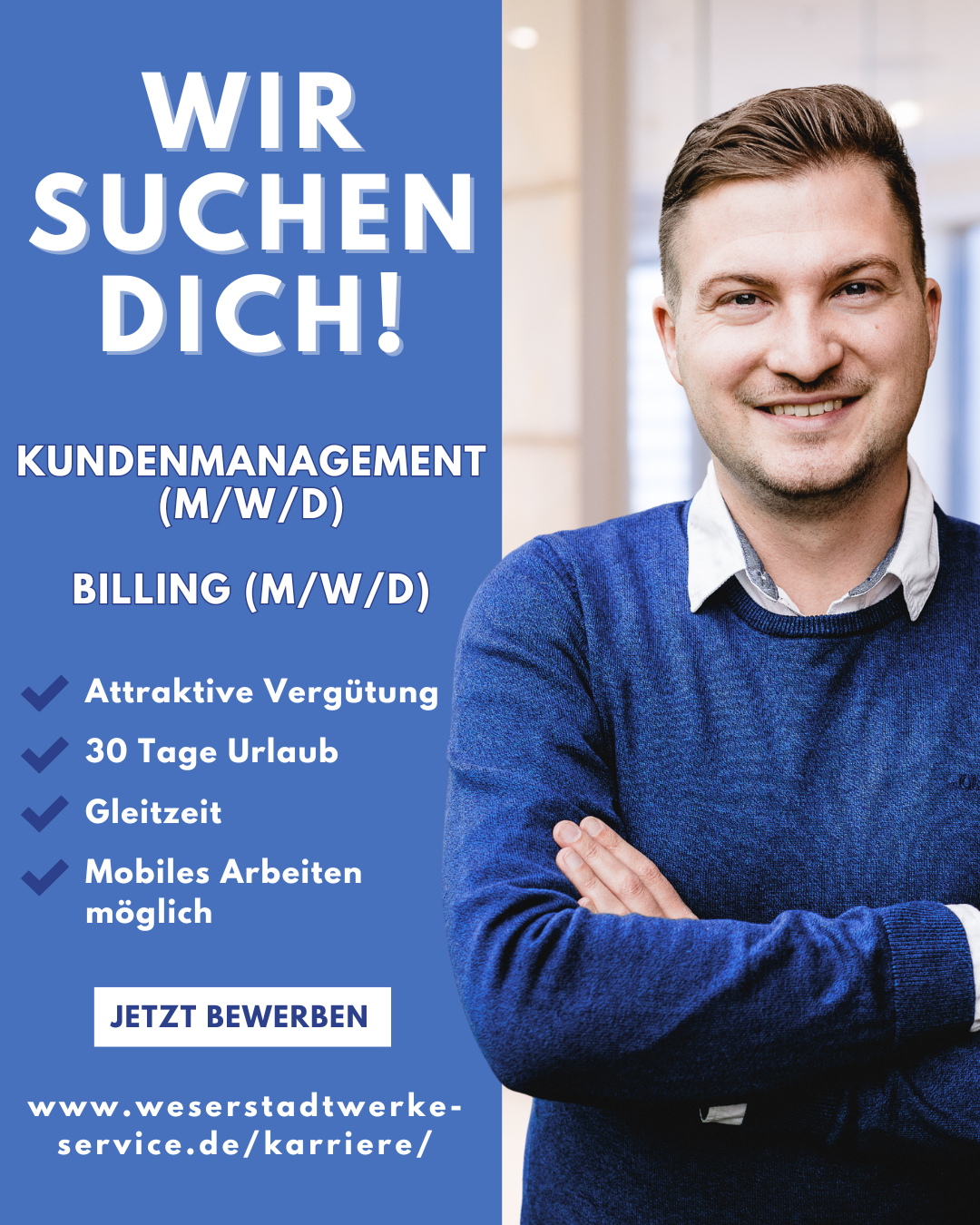 Stellenanzeige Instagram Post